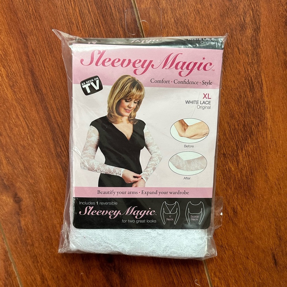 BUNDLE SALE (6 units) - White Lace Mesh Compression Wear by Sleevey Magic